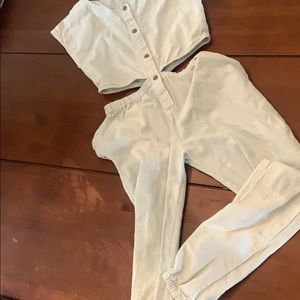 Girls Pant/ romper